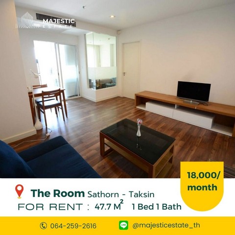 ให้เช่าคอนโด เดอะ รูม สาทร - ตากสิน ใกล้ BTS โพธิ์นิมิตร FOR RENT The Room Sathorn - Taksin Near BTS Pho Nimit  Station 